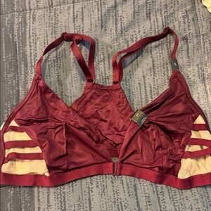 Victoria's Secret Maroon Strappy Bralette
